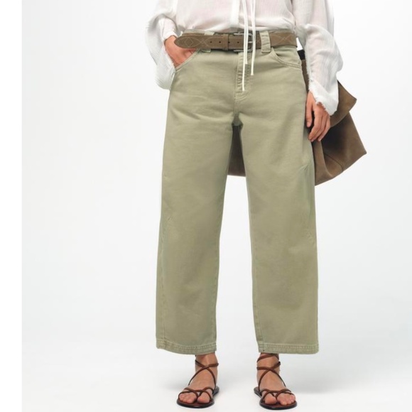 Zara cropped barrel leg jeans - Picture 2 of 7